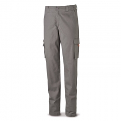 Pantalon multibolsillos marca stretch casual gris talla 52