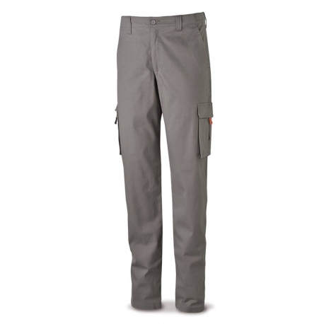 Pantalon multibolsillos marca stretch casual gris talla 50