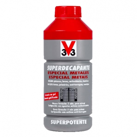 Quitapinturas v33 decapante gel express metal 0,5l