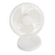 Ventilador sobremesa schou 17cm 5w blanco