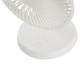 Ventilador sobremesa schou 17cm 5w blanco