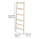 Toallero escalera wenko madera 55x21x170,5cm