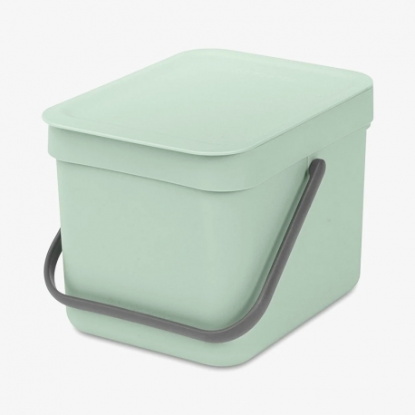 Cubo de reciclaje brabantia sort and go 6 litros verde jade