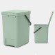 Cubo de reciclaje brabantia sort and go 25 litros verde jade