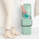 Cubo de reciclaje brabantia sort and go 40 litros verde jade