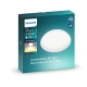 Plafon led philips redondo cl200 10w luz calida blanco