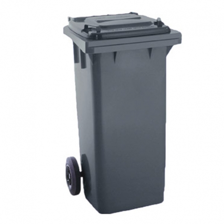 Contenedor selectivo maya con ruedas gris 120 litros