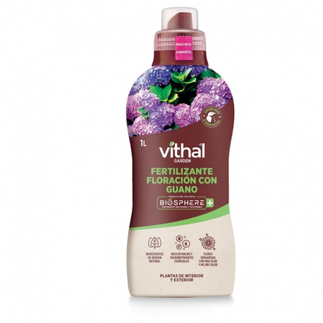 Fertilizante floracion con guano vithal biosphere plus 1l