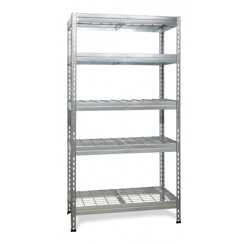 Facilitar Chirrido pobre ⇒ Estanteria metalica galvanizada estantes de rejilla 180x90x45cm ▷ Precio.  ▷ Comprar con los Mejores Precios. Ofertas online