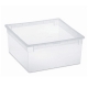 Caja organizadora multiuso terry light box transparente 23l