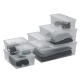 Caja organizadora multiuso terry light box transparente 23l