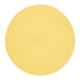 Mantel individual redondo amarillo 38cm