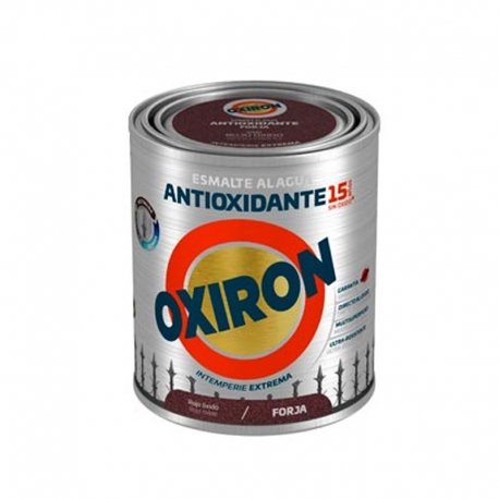 Esmalte antioxidante forja titan oxiron al agua 750ml marron oxido