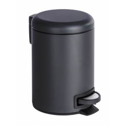 Cubo de baño con pedal wenko negro 5 l