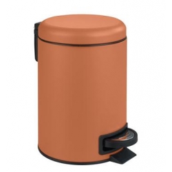 Cubo de baño con pedal wenko terracota 3 l