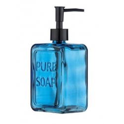 Dosificador de jabon wenko pure soap azul