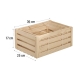 Caja de madera astigarraga set 3 cajas pino macizo 17x36x25cm