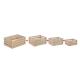 Caja de madera astigarraga set 3 cajas pino macizo 17x36x25cm