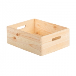 Caja de madera pino astigarraga sin tapa 14x30x40cm