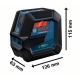 Nivel laser bosch gll 2-15 g con soporte universal y tripode bt 150