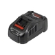 Atornillador bosch biturbo impacto bateria gds 18v-1050 h + 2 procore18v 5.5 ah + gal 1880 cv