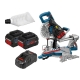 Ingletadora bosch biturbo bateria gcm 18v-216 professional + 2 procore 18v 5.5 ah + gal 1880 cv