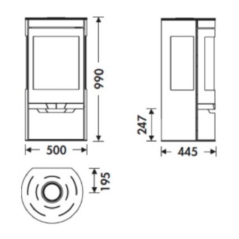 Estufa de leña Panadero Suerte Ecodesign - Climmatic