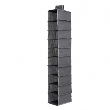 Organizador colgante storage solutions 10 estantes 30x15x120cm