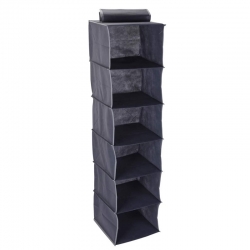Organizador colgante storage solutions 6 estantes 30x30x120cm