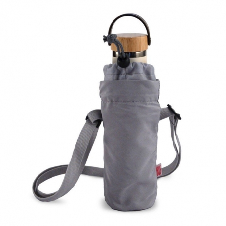 Bolsa portabotellas iris sport con asa gris 750ml