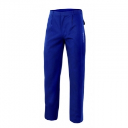 Pantalon ignifugo velilla algodon azul talla m