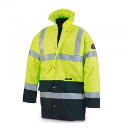 Parka alta visibilidad marca 288-pf amarilla-azul t-xxl