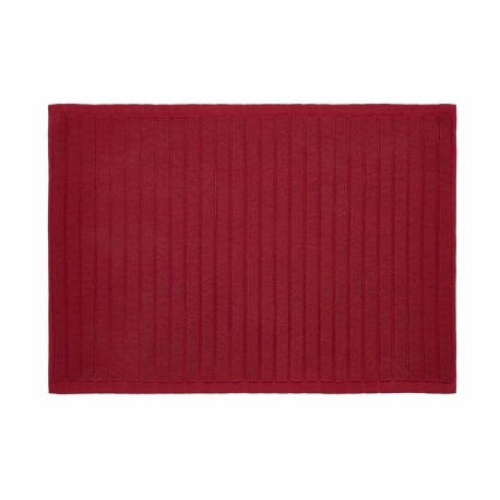 Alfombra baño algodon atenas tudia rojo 45x65cm