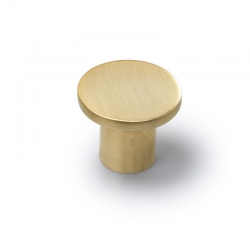 Pomo estamp disc 834 oro cepillado 25x33mm