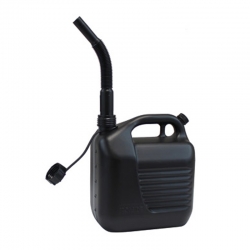 Bidon con canula ironside para combustible negro 5l