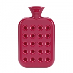 Bolsa agua caliente fashy goma inolora magenta 1,2l