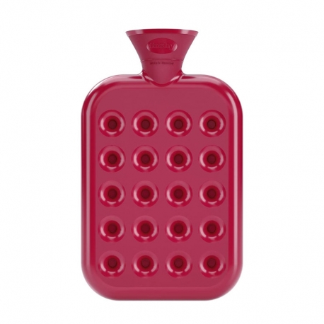 Bolsa agua caliente fashy goma inolora magenta 1,2l