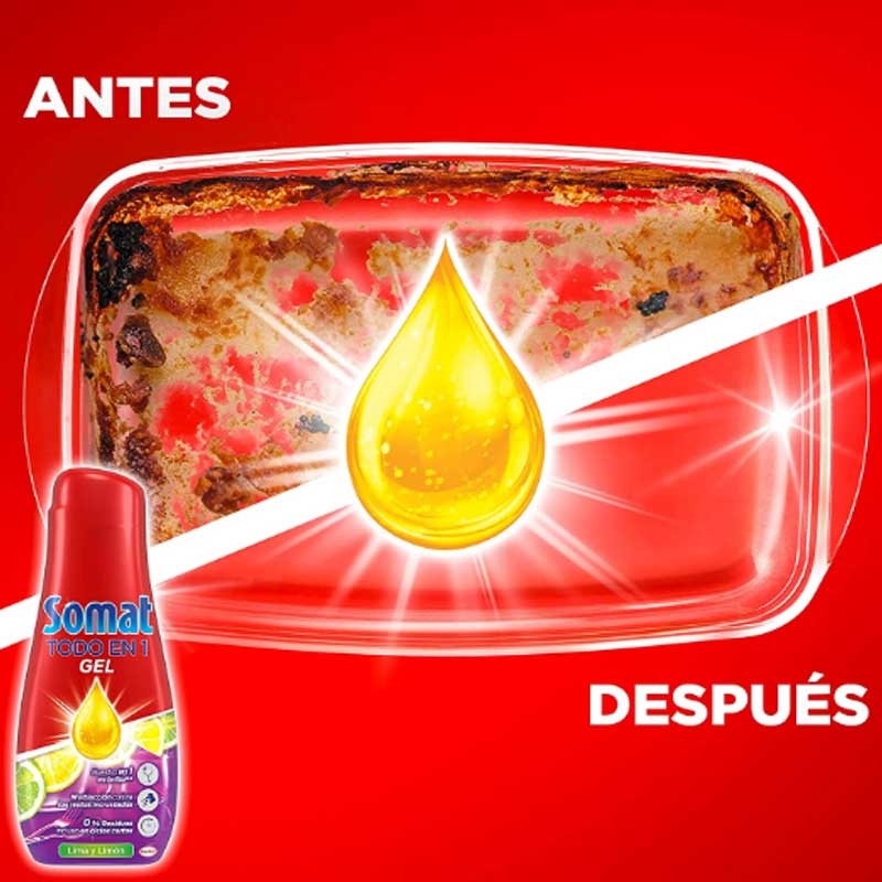 Gel Lavavajillas limón Detergente Máquina todo en uno Toimpo