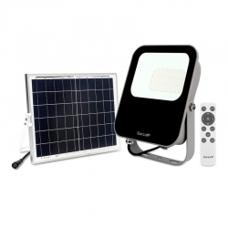 Foco proyector led garza solar programable 30w luz fria 650 lumens