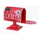 Buzon con pie papa noel rojo 25x15x25,50cm