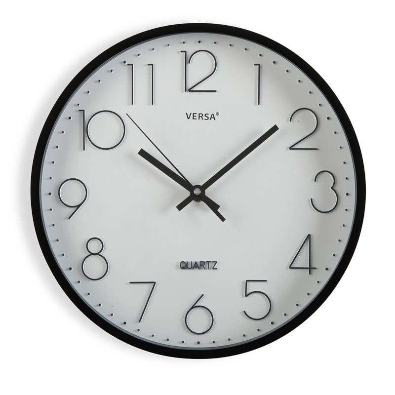 Reloj sales cocina negro