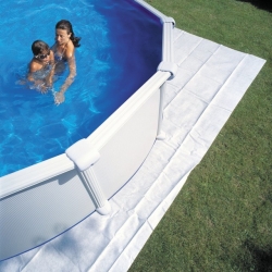 Manta protectora piscina gre mpr450 450x450 cm