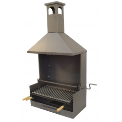 Barbacoa de Carbón y Leña Deluxe Plus Inox - TIENDA ONLINE DE BBQ