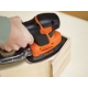 Lijadora orbital black&decker mouse ka2000 120w