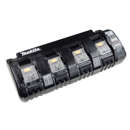 Multicargador 4 puertos bateria makita dc18sf 18v litio-ion