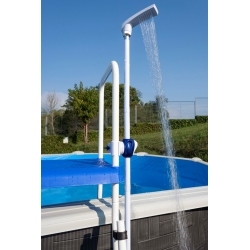 Ducha piscina gre dpe10 con fijacion a escalera