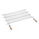 Parrilla recortable zinc mango madera 73-82 cm