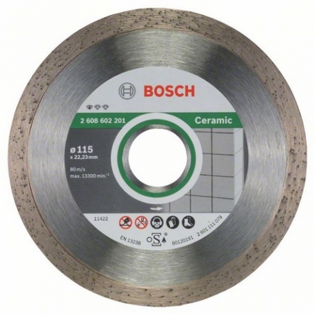 Disco de diamante bosch ceramica tronzador 115 mm