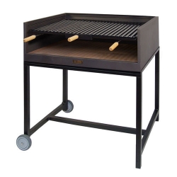 Barbacoa de Carbón y Leña Deluxe Plus Inox - TIENDA ONLINE DE BBQ