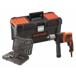 Taladro black&decker 850 w percutor+ kit